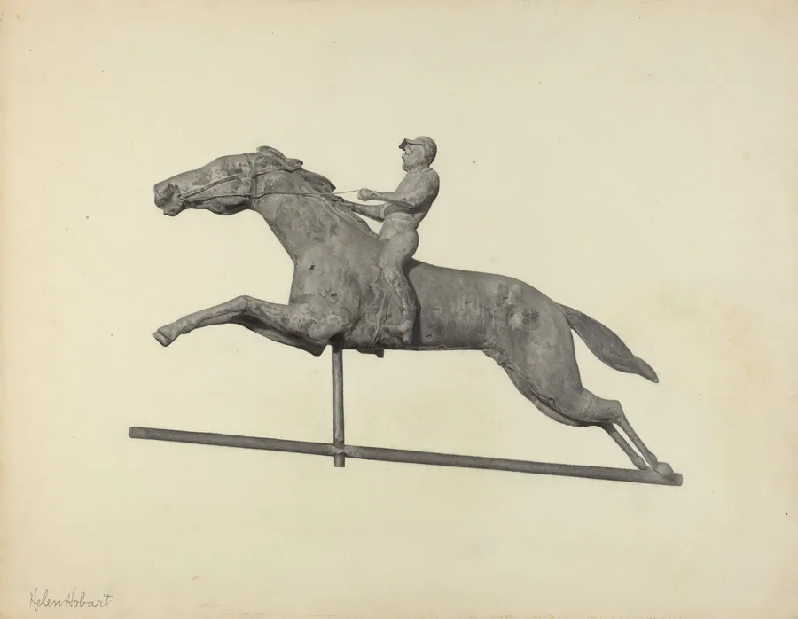 Weather Vane Finial by Helen Hobart