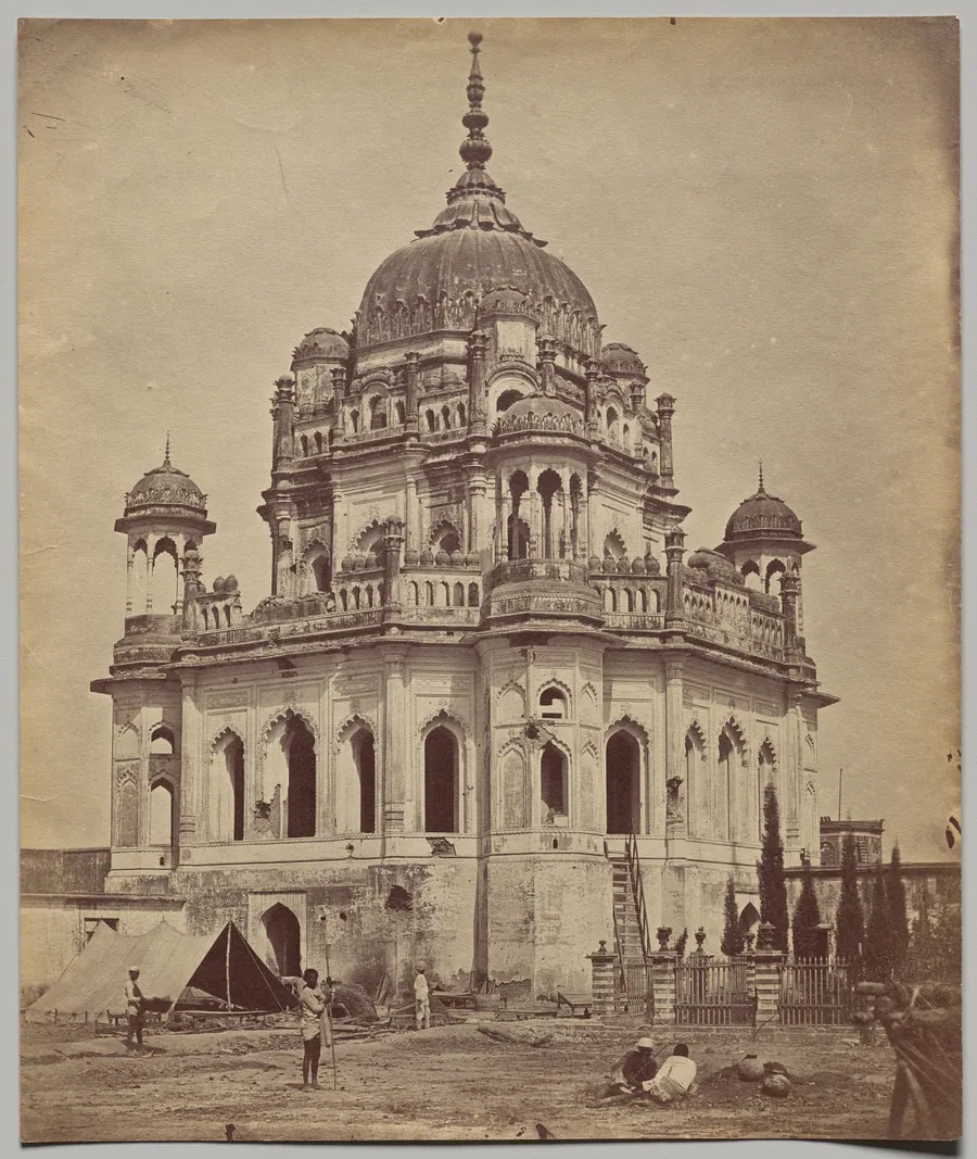 The Tomb of Saadat Ali in the Kaiserbagh Palace by Felice A. Beato