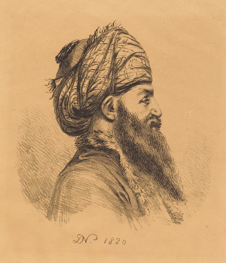 Profile Head of a Man in a Turban by Vivant Denon