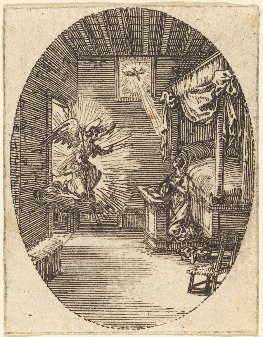 The Annunciation by Jacques Callot