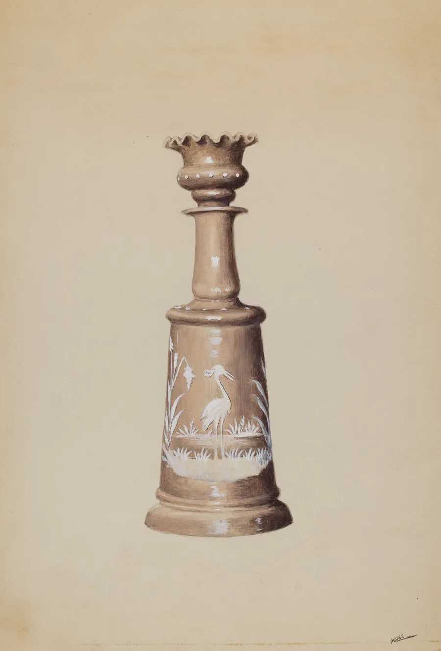 Scent Bottle with Stopper by Charles Moss