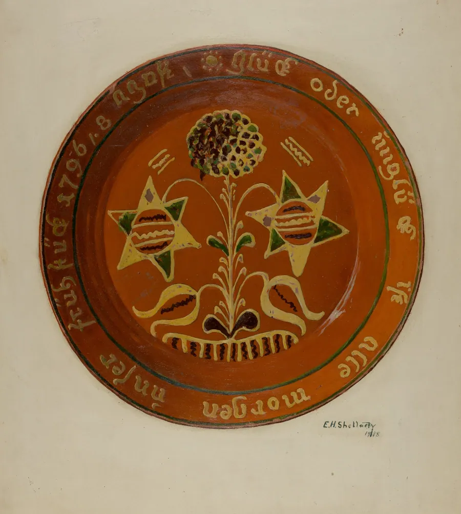 Pennsylvania German Dish by Eugene Shellady