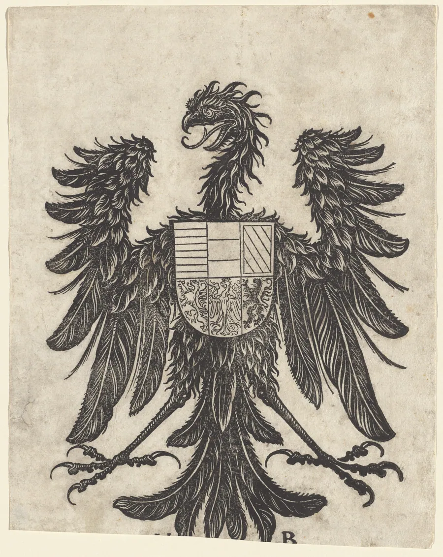 Coat of Arms with a Single Eagle by Hans Burgkmair I