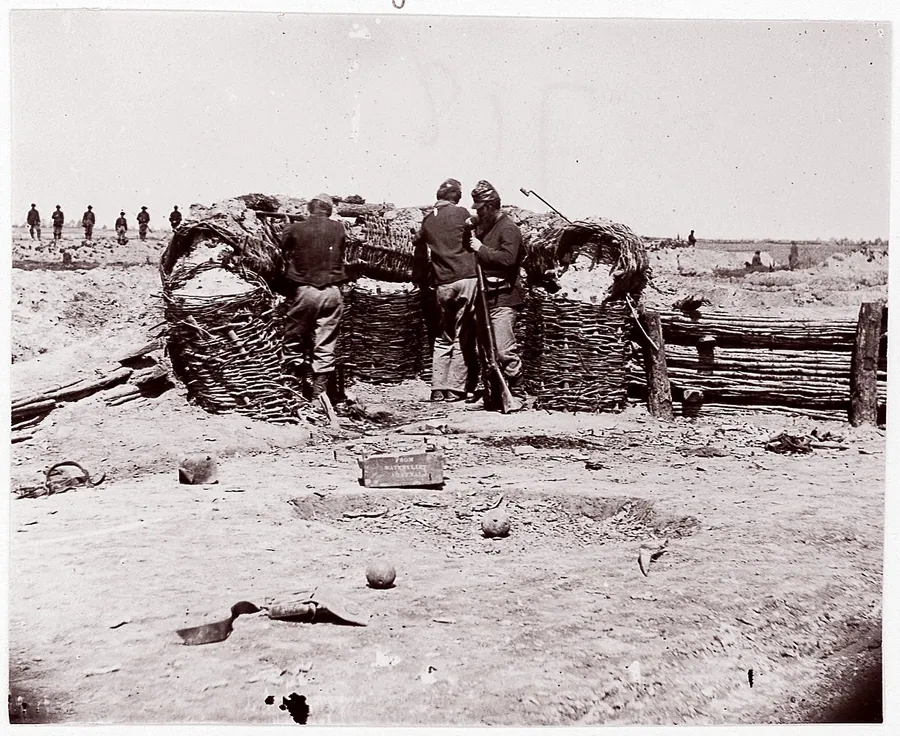 [Fort Sedgwick]/[Fort Price].  Brady album, p. 27 by Timothy H. O'Sullivan