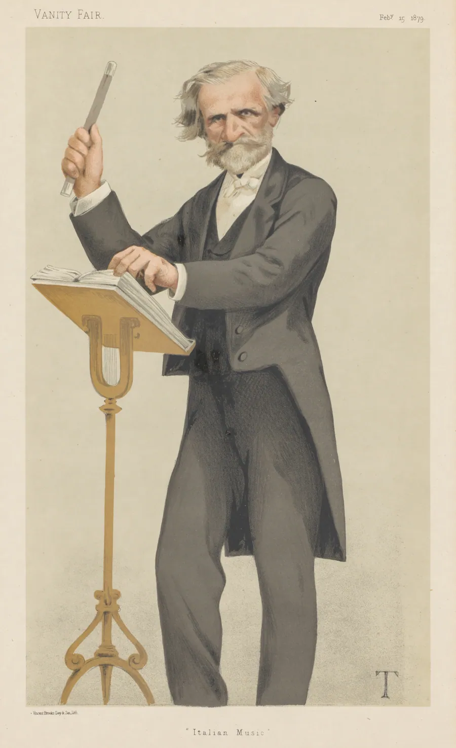 Vanity Fair: "Italian Music" by Théobald Chartran