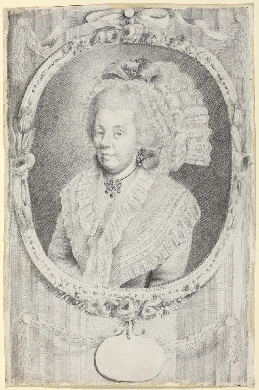 Frau Gottfried von Herder by Johann Friedrich Bierlein