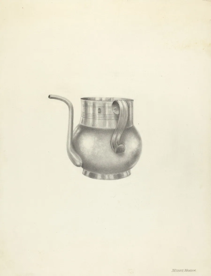 Silver Spout Cup by Holger Hansen