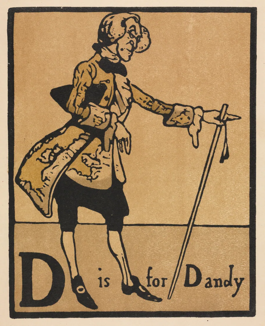 An Alphabet: D is for Dandy by William Nicholson