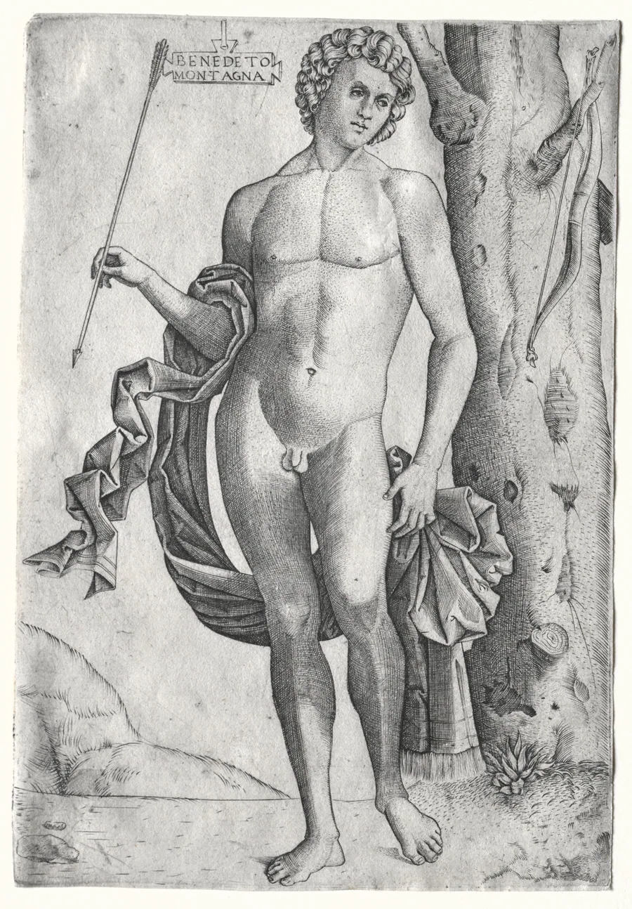 Man with an Arrow by Benedetto Montagna