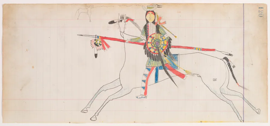 Self-Portrait by Henderson Ledger Artist A