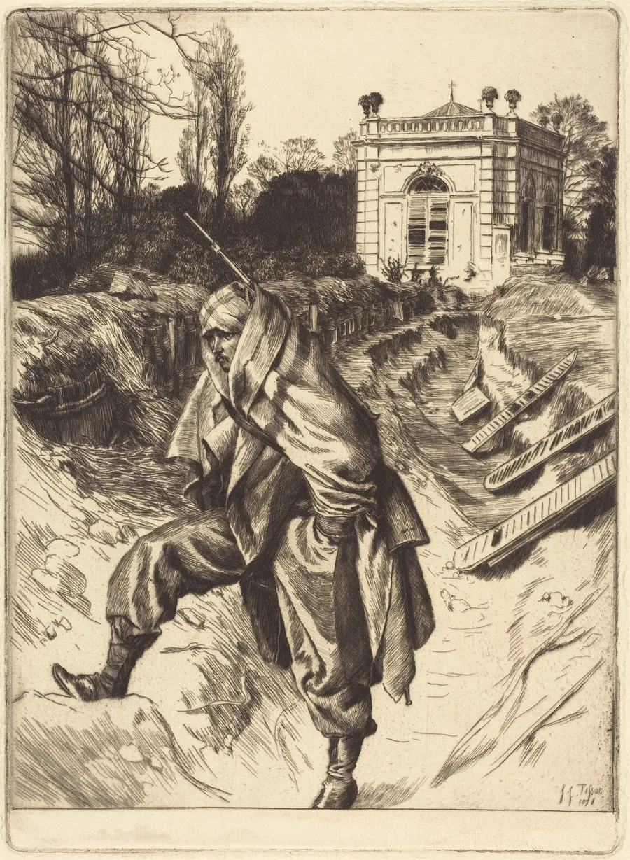 Grand Garde (Souvenir du siège de Paris) by James Jacques Joseph Tissot