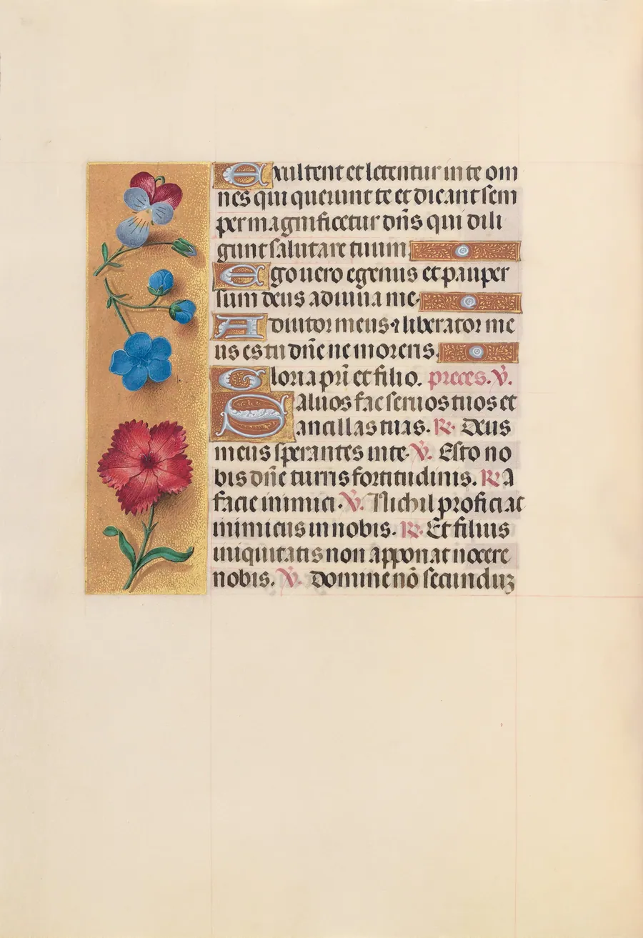 Hours of Queen Isabella the Catholic, Queen of Spain:  Fol. 215v by Master of the First Prayerbook of Maximillian
