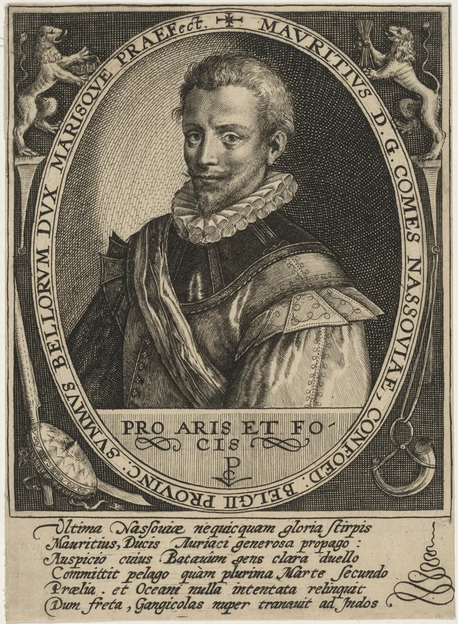 Maurice of Nassau, Prince of Orange by Crispijn van de Passe I