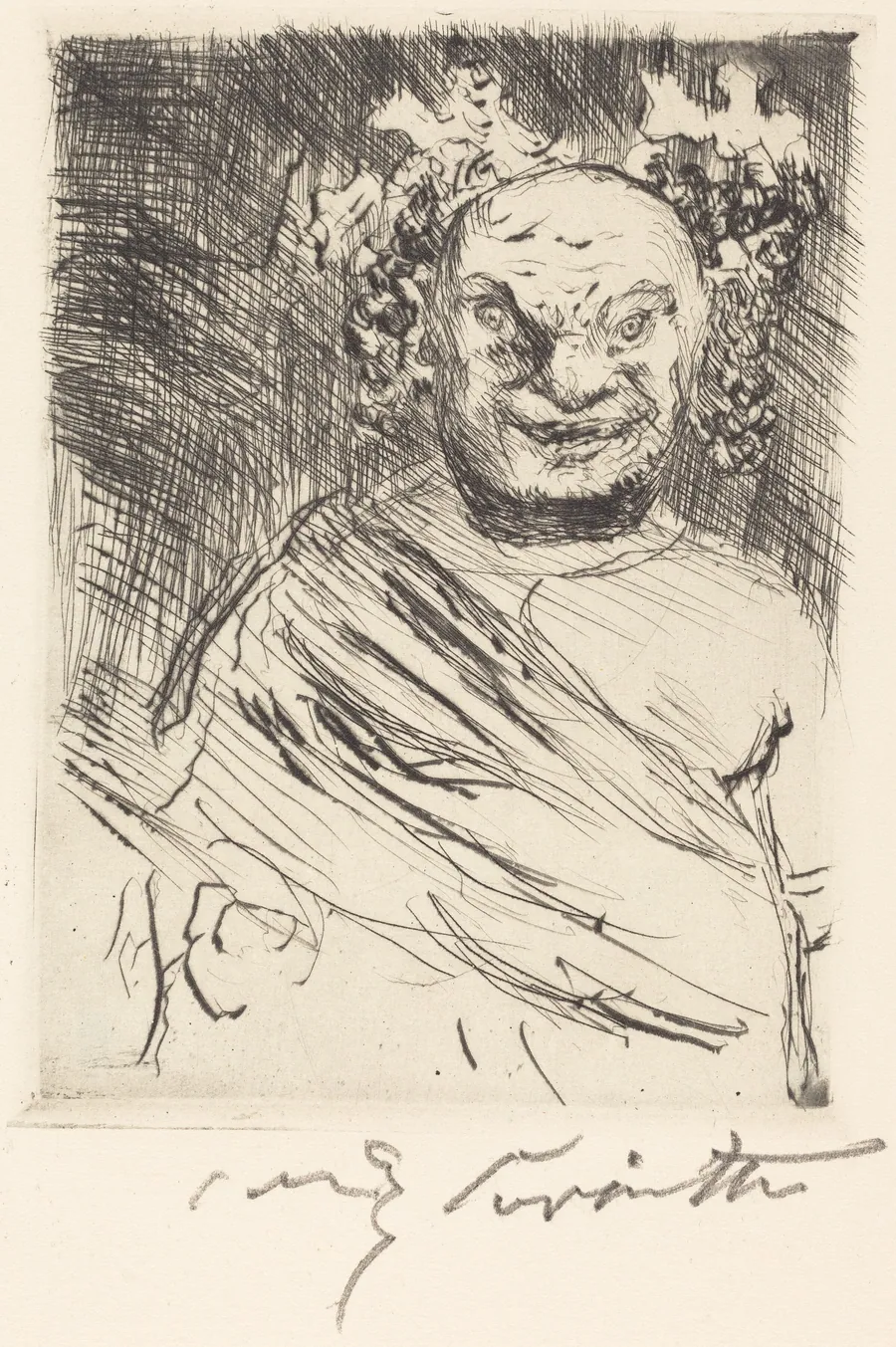 Das Gastmahl des Trimalchio: pl. I (The Banquet of Trimalchio: pl. I) by Lovis Corinth