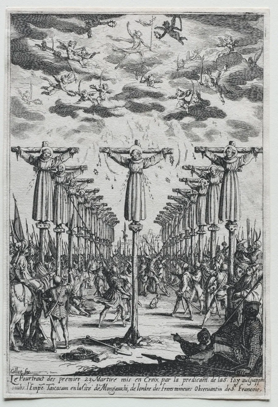 The Martyrs of Japan by Jacques Callot