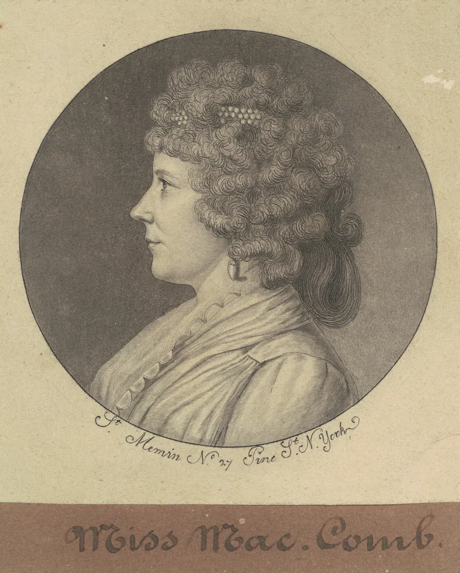 Margaret Marshall Armstrong by Charles B. J. Févret de Saint-Mémin