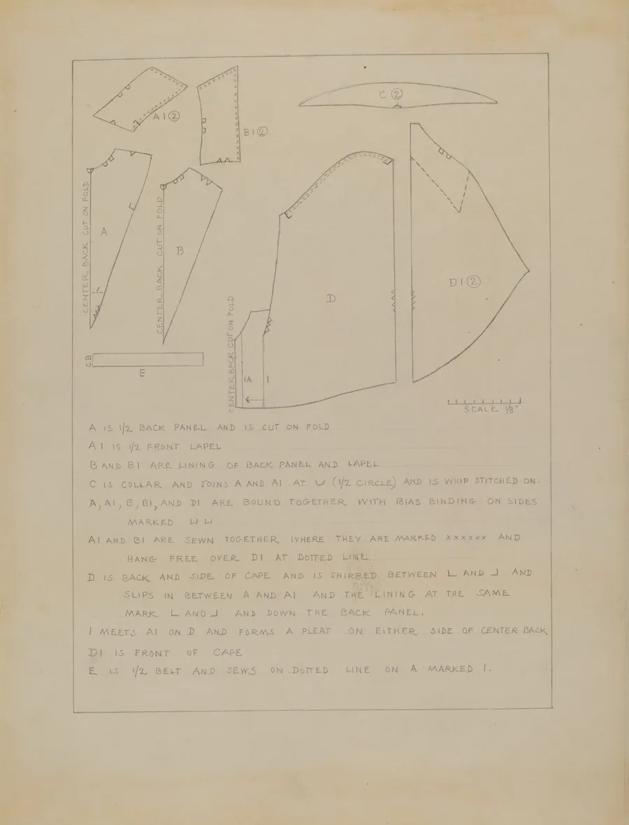 Cape (Pattern) by Charles Criswell