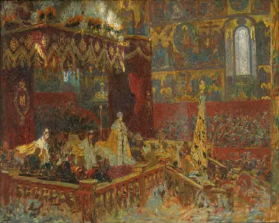 Zar Nikolaj II's kroning i Moskva