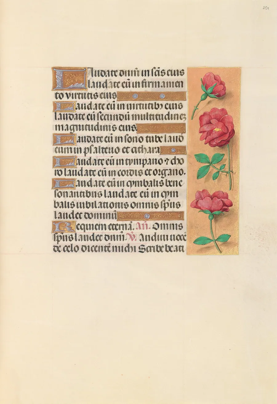 Hours of Queen Isabella the Catholic, Queen of Spain:  Fol. 254r by Master of the First Prayerbook of Maximillian