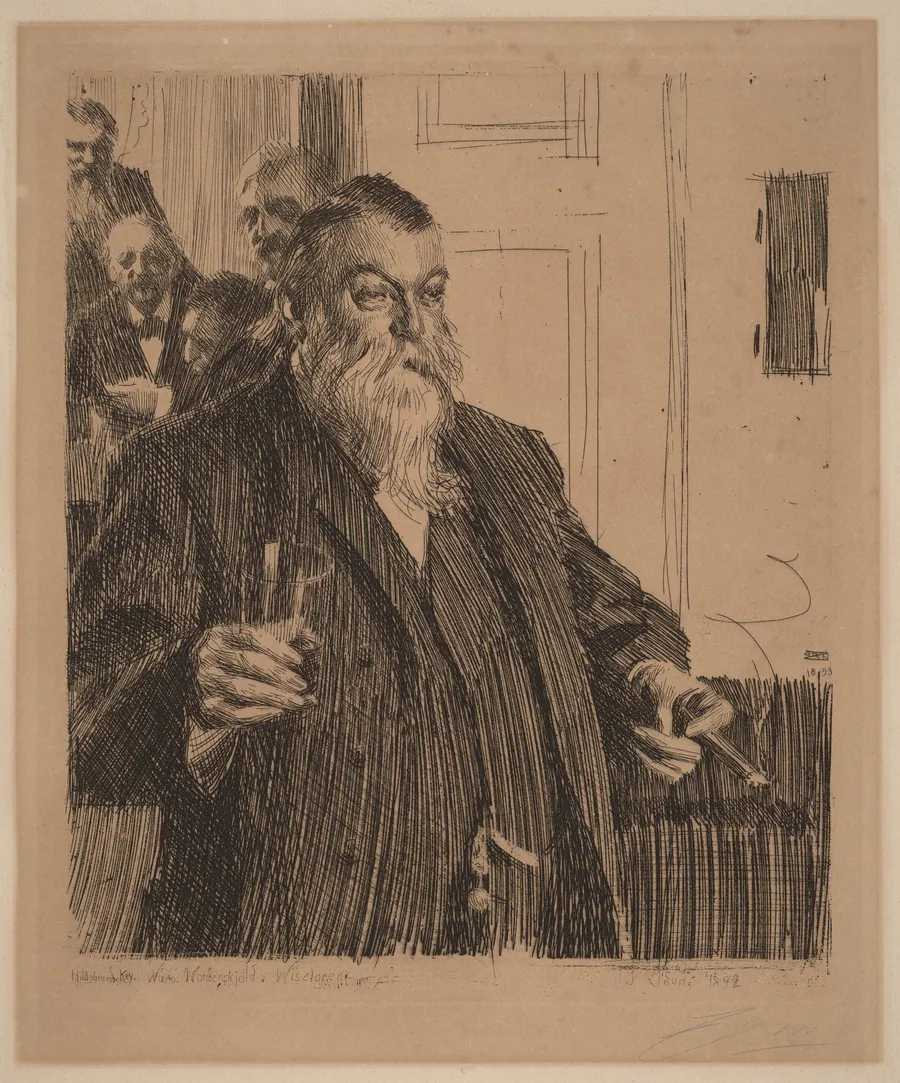 A Toast II by Anders Zorn