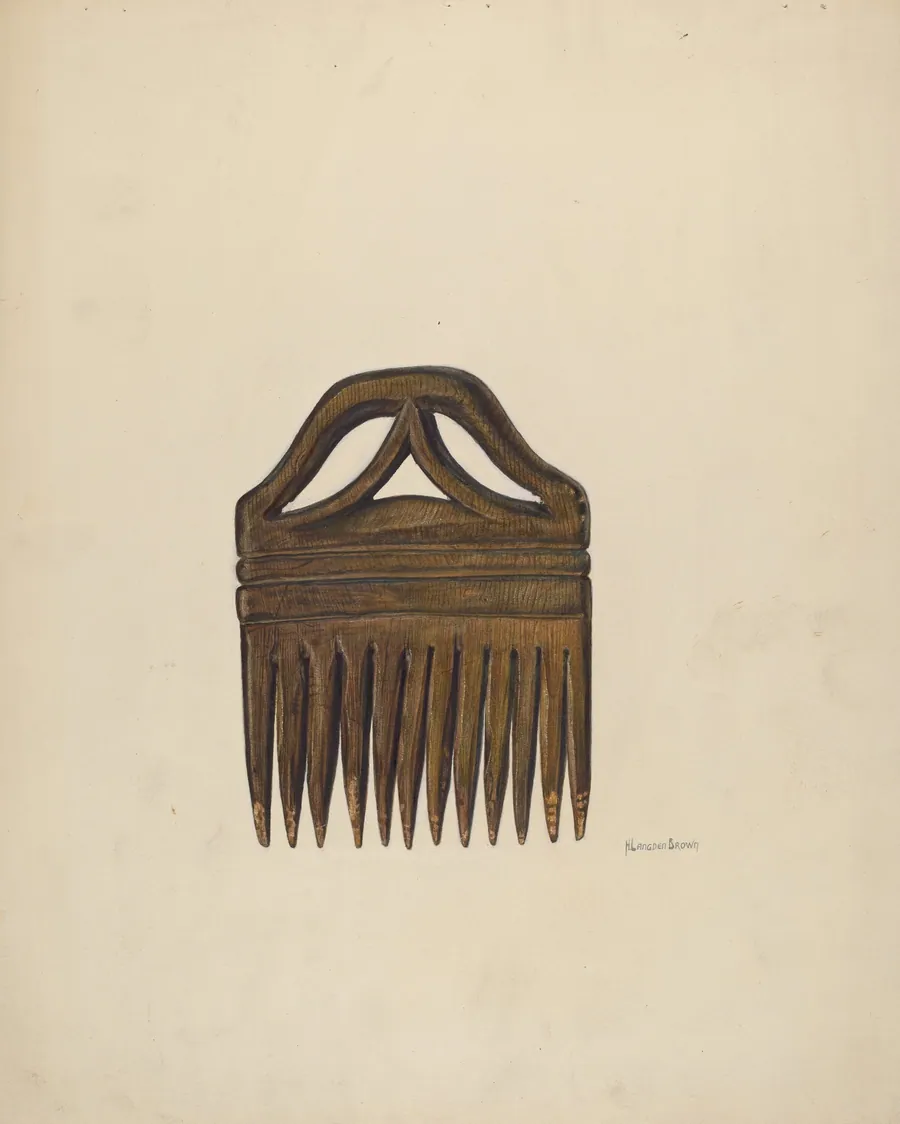 Comb (For Horses' Manes and Tails) by H. Langden Brown