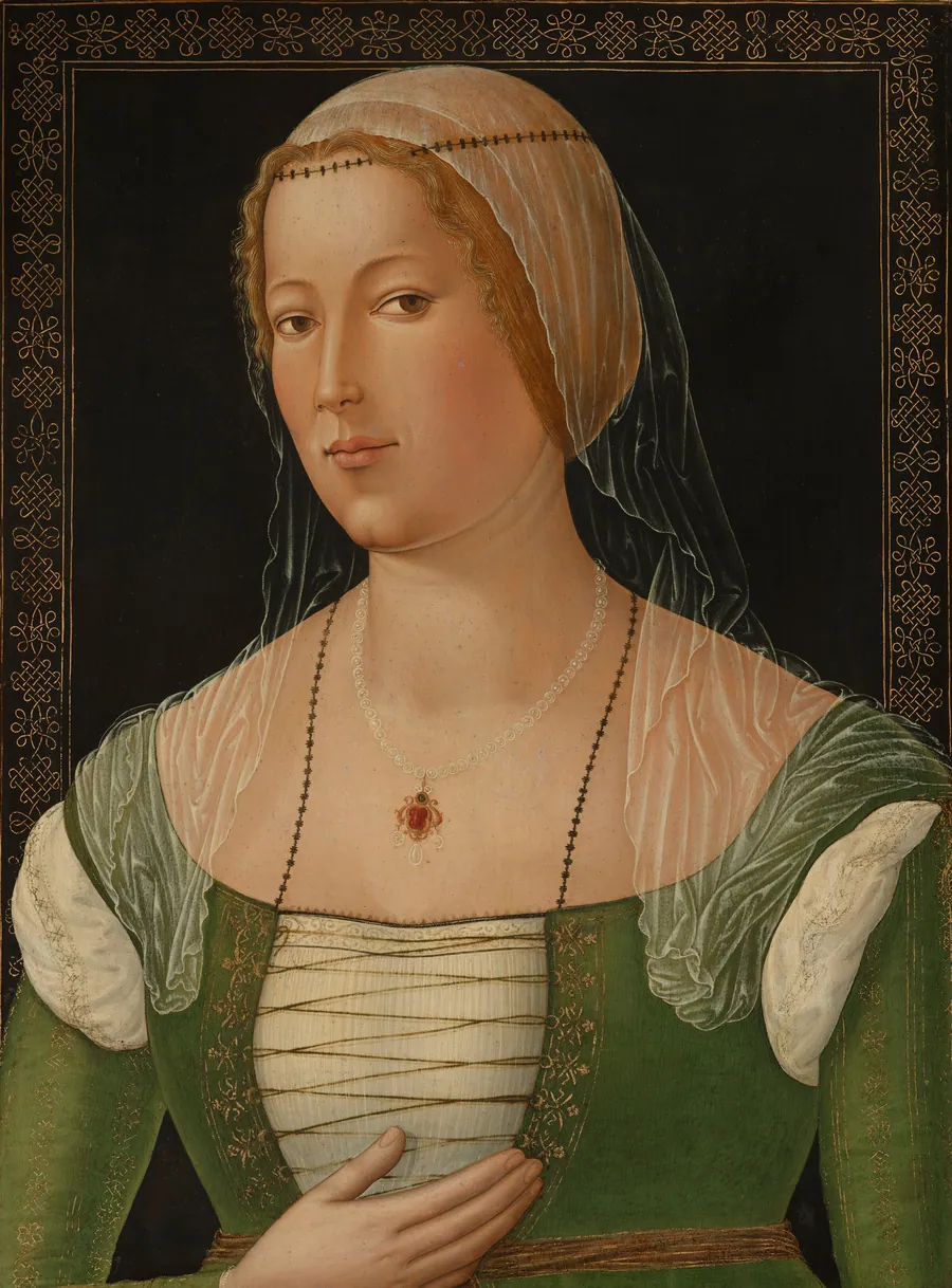 Portrait of a Young Woman by Girolamo di Benvenuto