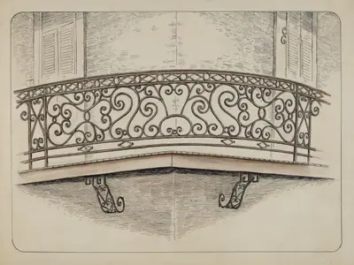 Wrought Iron Balcony