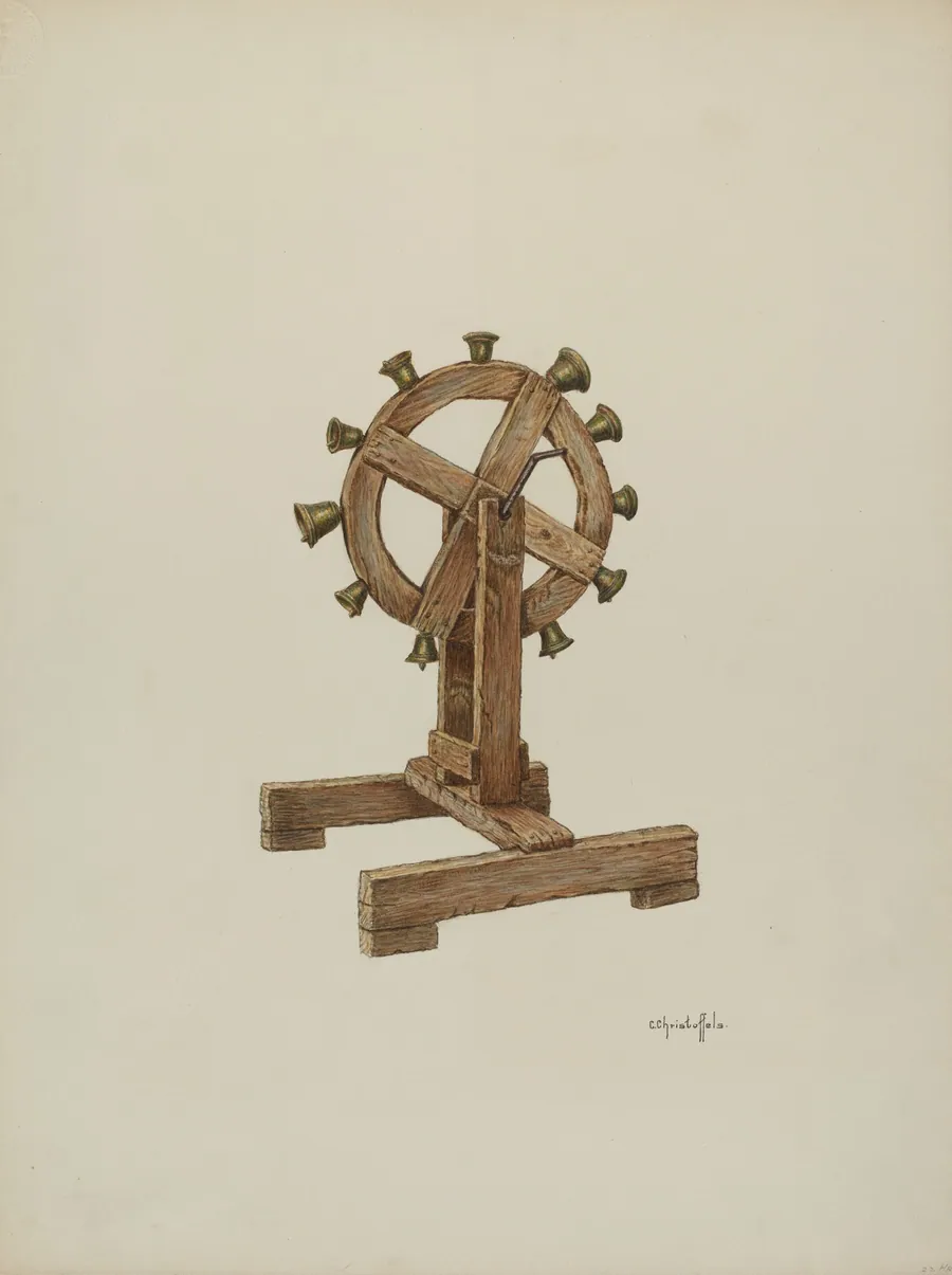Altar Chimes on Wheel by Cornelius Christoffels