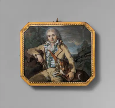 A Hunter with a Dog