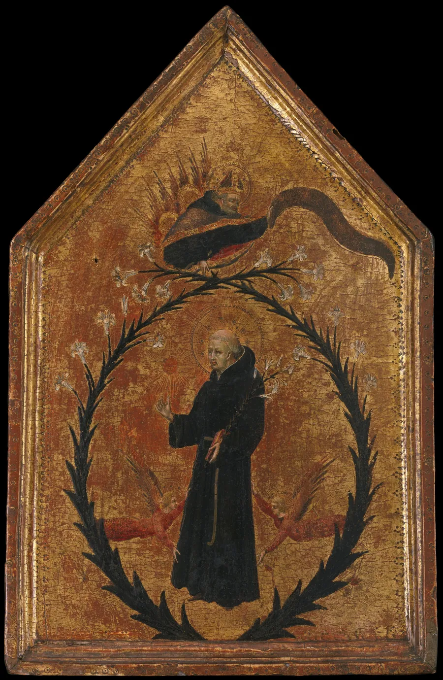 The Exultation of Saint Nicholas of Tolentino by Giovanni di Paolo (Giovanni di Paolo di Grazia)