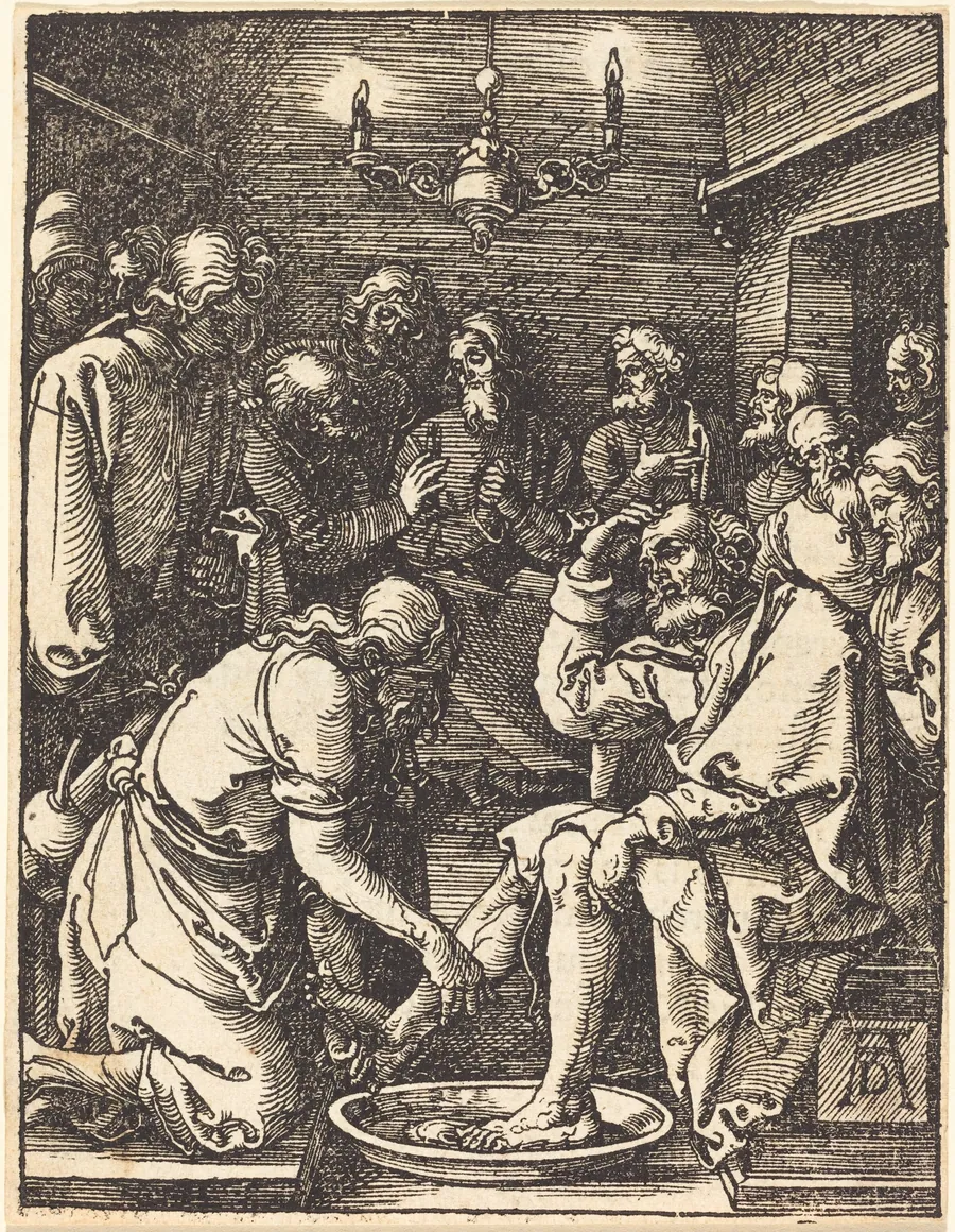Christ Washing the Feet of the Disciples by Albrecht Dürer