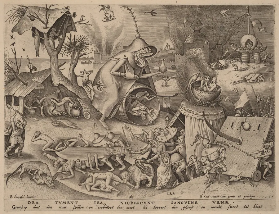Anger by Pieter van der Heyden