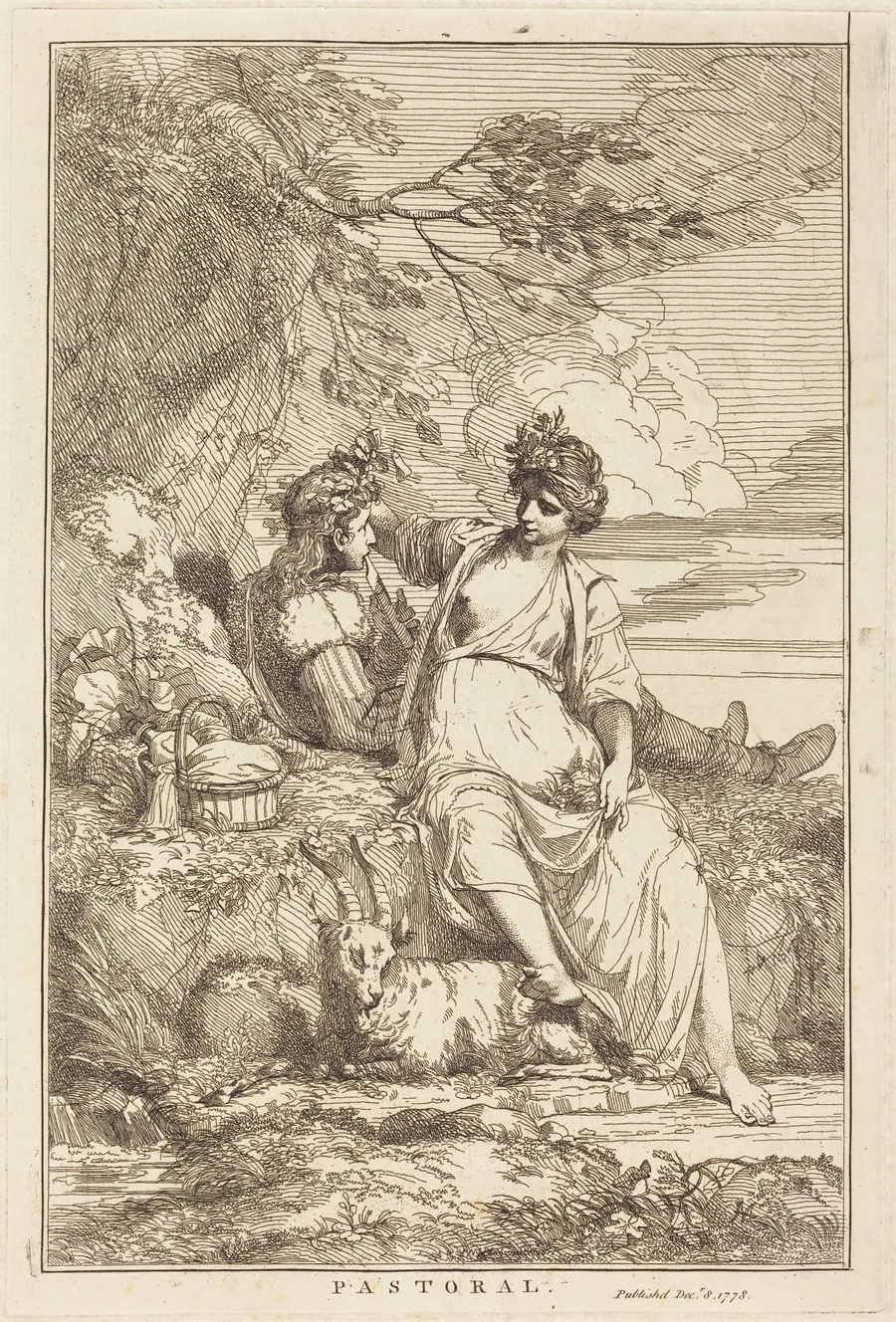 Pastoral by John Hamilton Mortimer