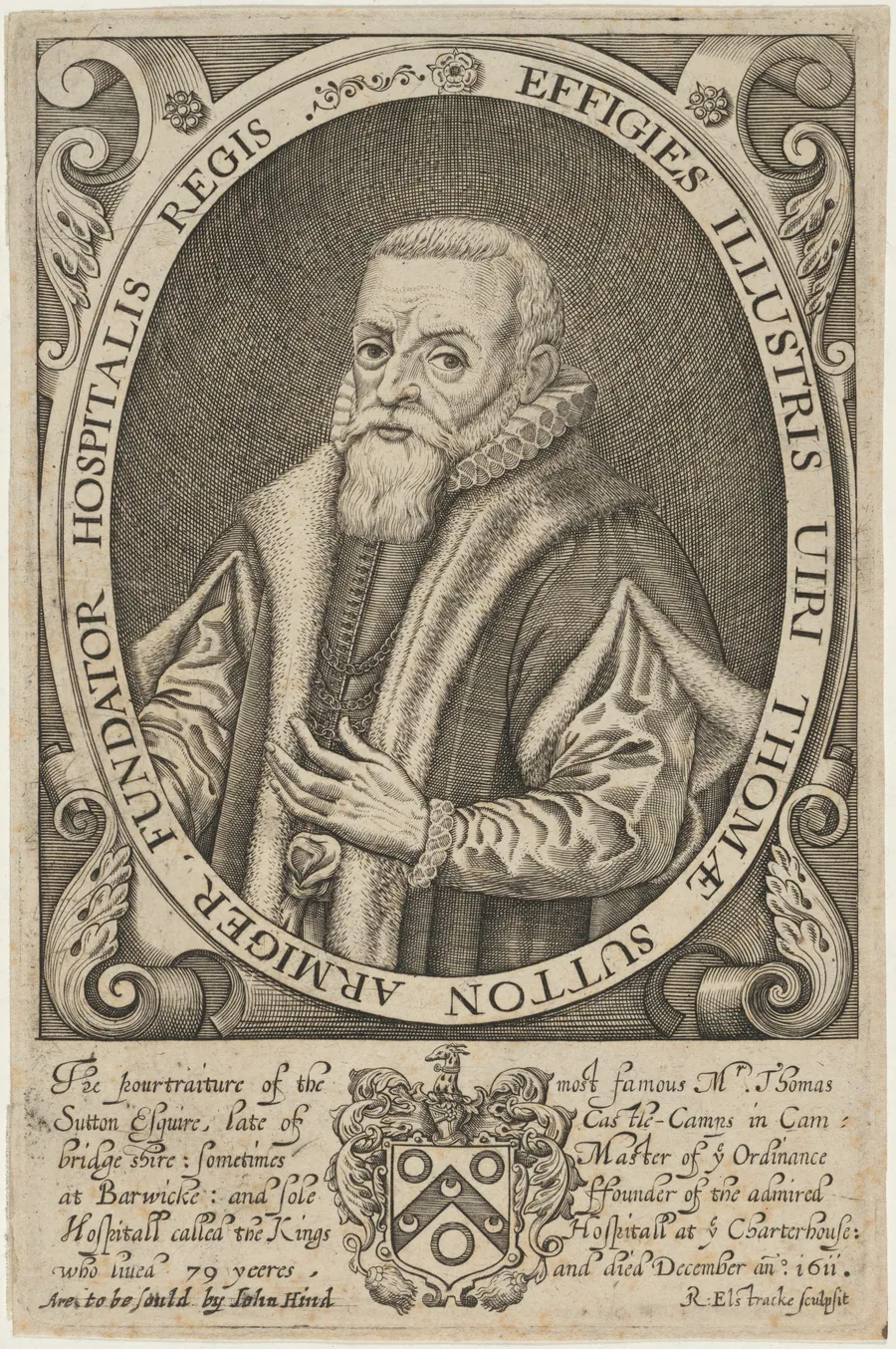 Thomas Sutton, Founder of the Charterhouse by Renold Elstrack