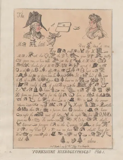Yorkshire Hieroglyphics, Plate 1