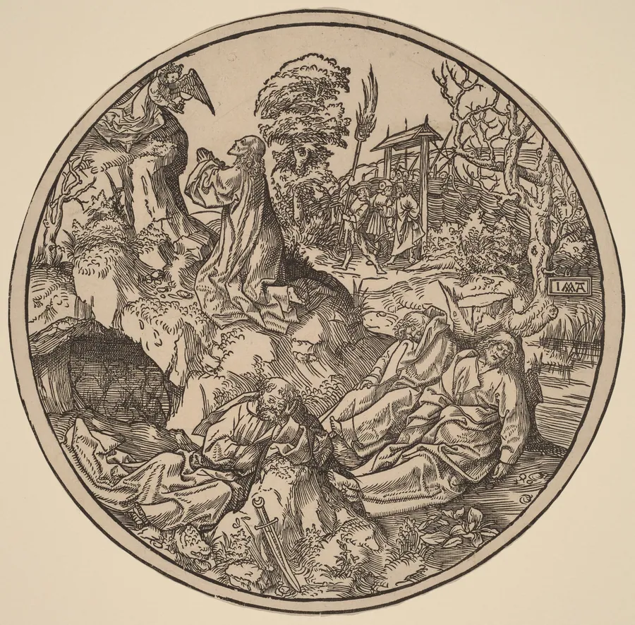 The Agony in the Garden by Jacob Cornelisz van Oostsanen