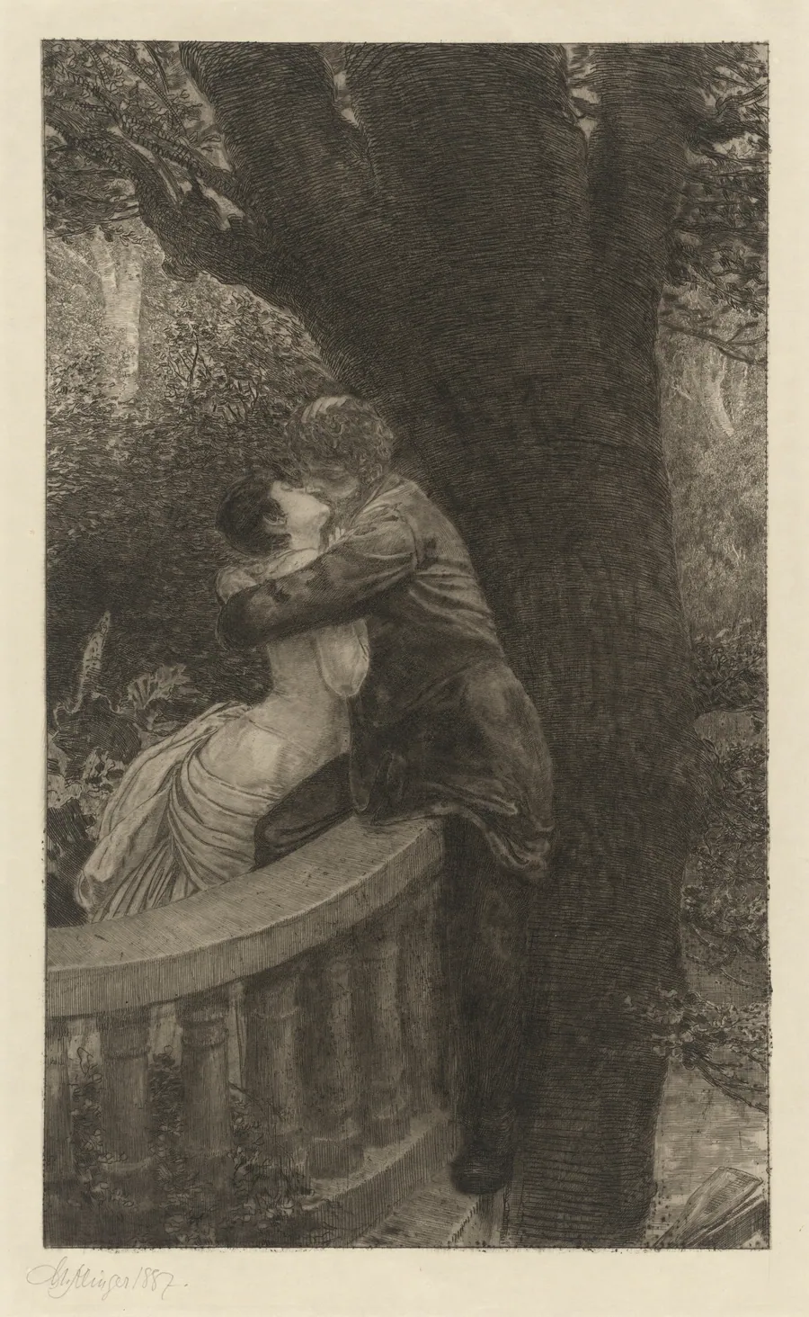 In the Park (Im Park): pl.4 by Max Klinger