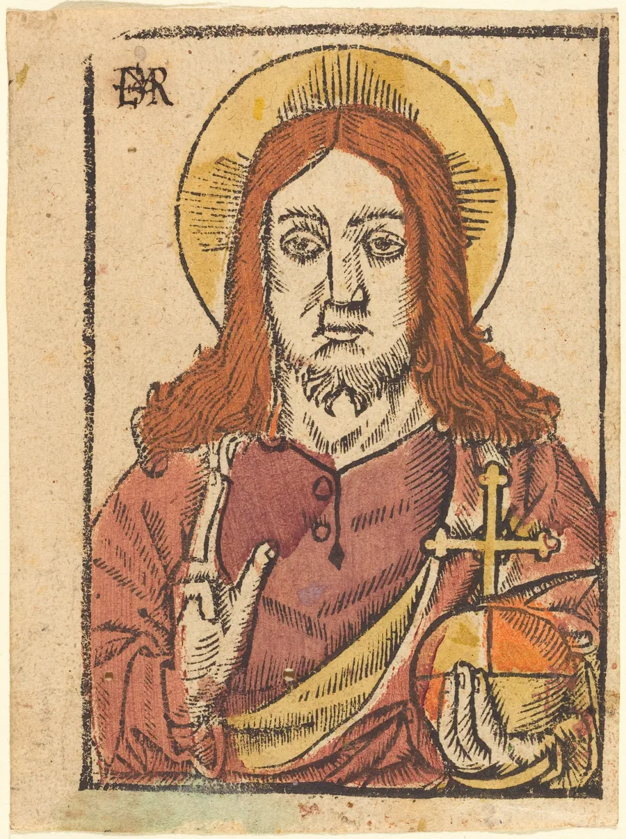 Salvator Mundi by French 15th Century