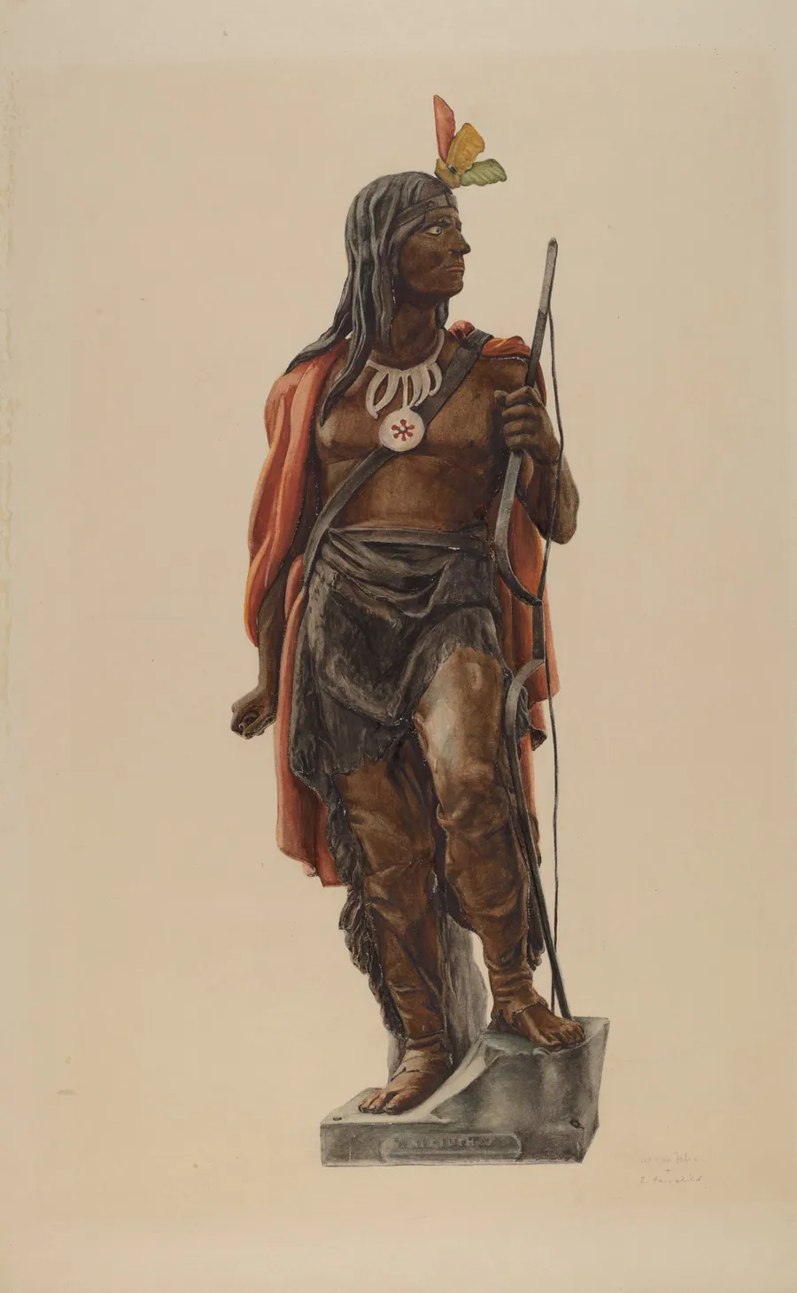 Cigar Store Indian by Elizabeth Fairchild
