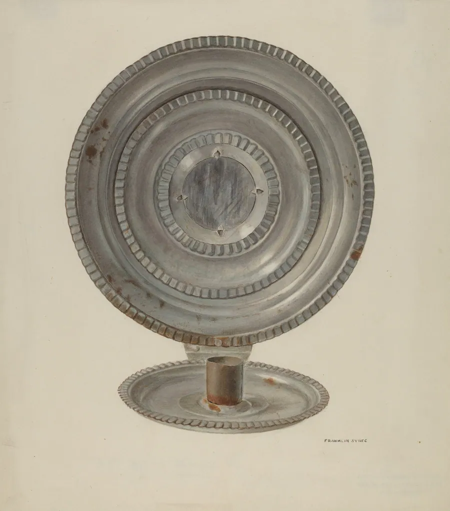 Tin Candle Sconce by Franklyn Syres