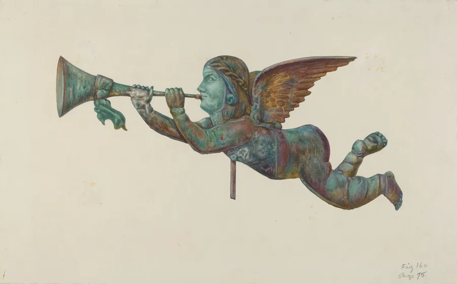 Gabriel Weather Vane by Harriette Gale