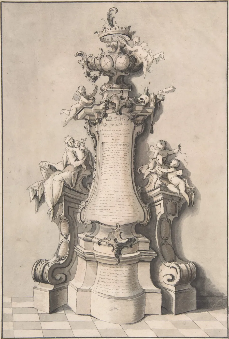 Tomb Design by Ignaz Günther