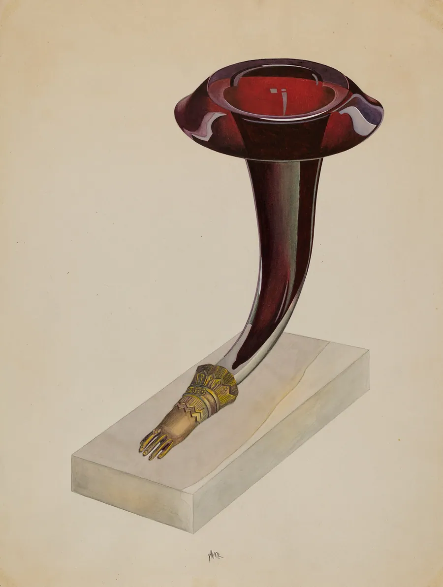 Ruby Vase by Edward White
