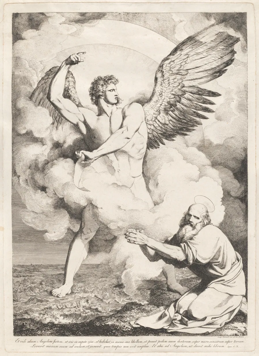 Et vidi alium angelum fortem... (The Angel of the Apocalypse Appearing to Saint John) by Luigi Sabatelli I