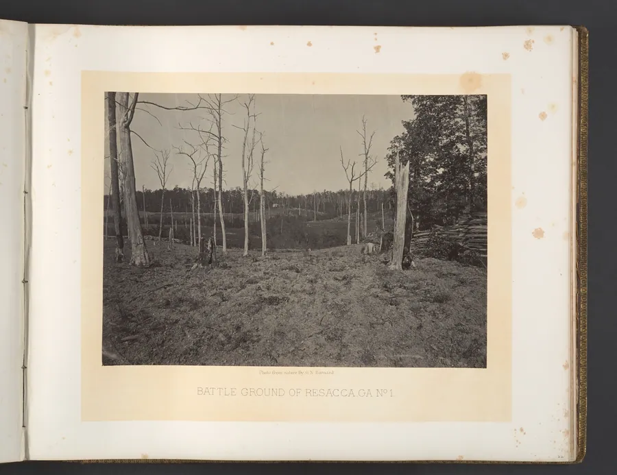 Battle Ground of Resacca, Georgia No. 1 by George N. Barnard