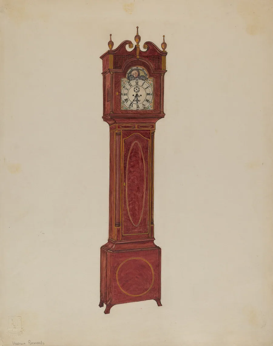 Clock, Tall by Virginia Richards