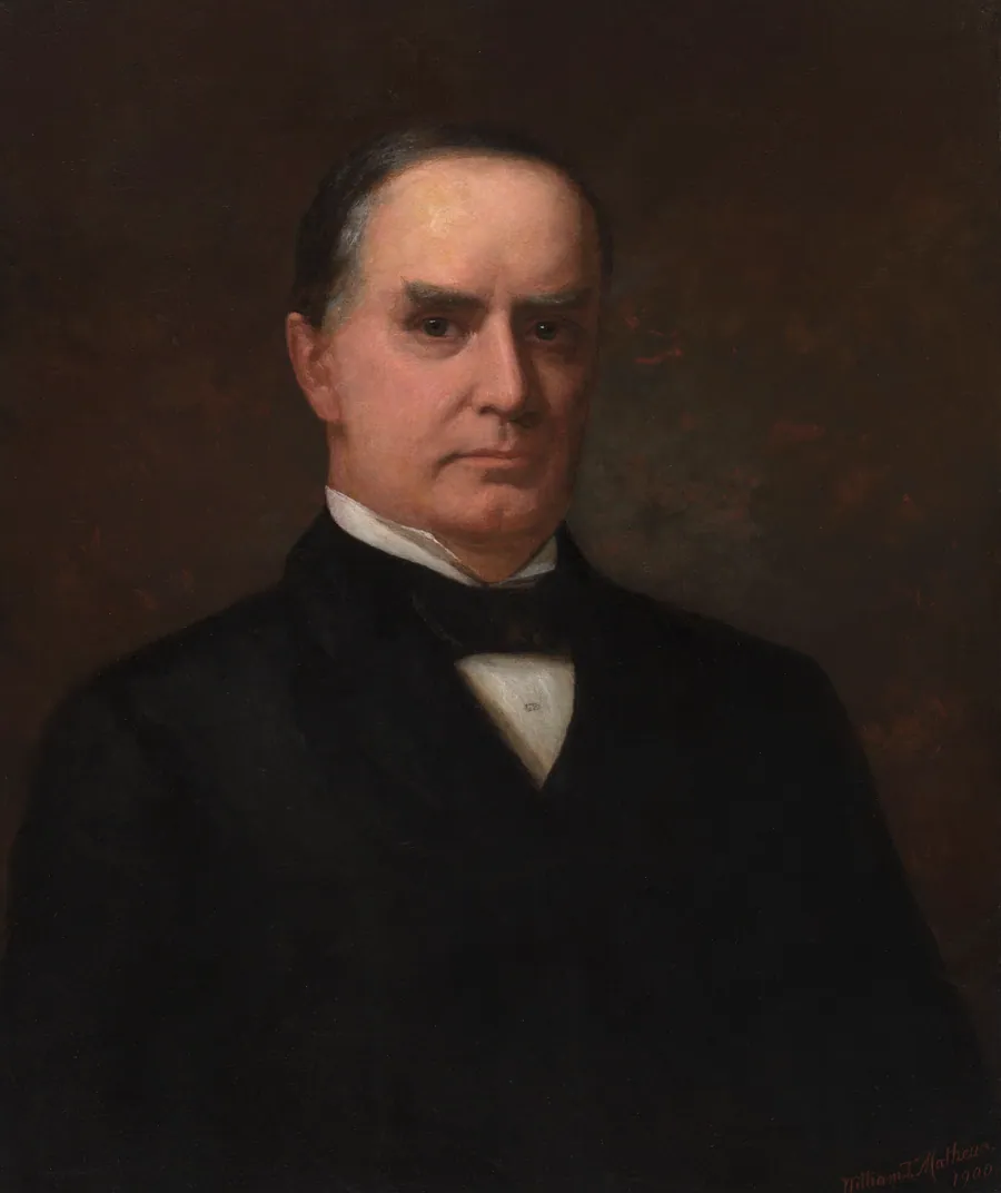 William McKinley by William Thomas Mathews, 7 May 1821 - 11 Jan 1905