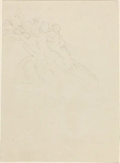 Running Figures with Arms Raised