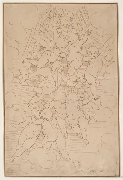 A Group of Angels in Glory