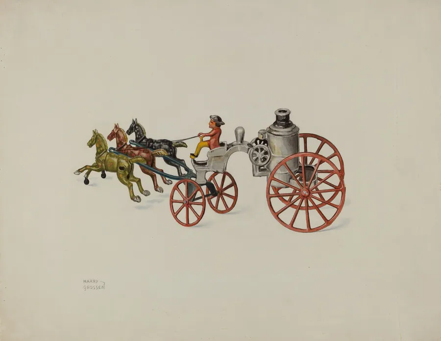 Toy Fire Engine by Harry Grossen